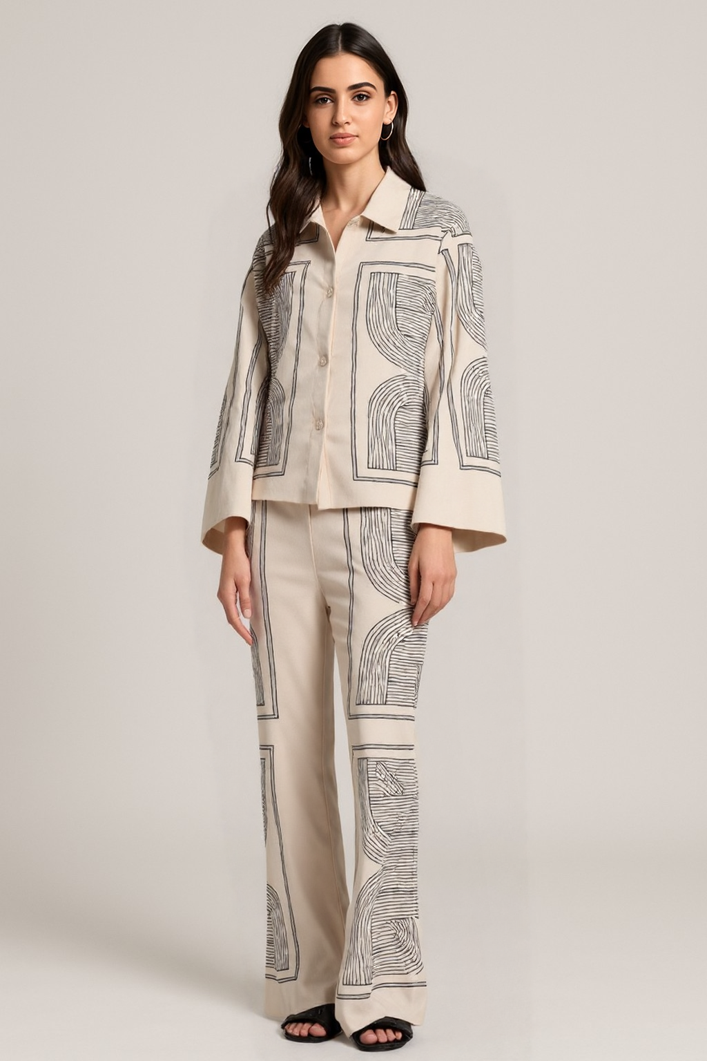 Women's Retro Twill Co-Ord Set